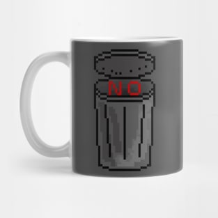 No trash talk pixel Mug